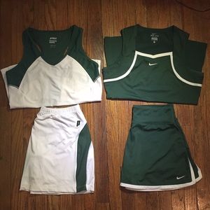 Prince and Nike tennis outfits